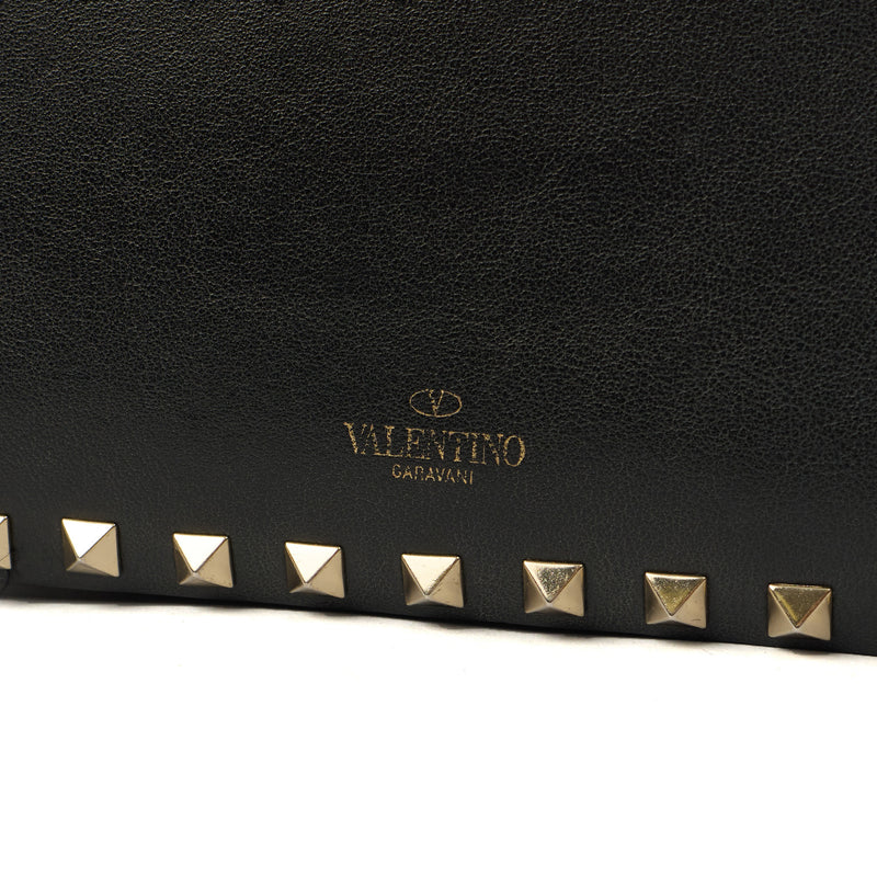 Picture of Valentino Cross Body Rockstud Crossbody Bag - Small in Black, Calfskin