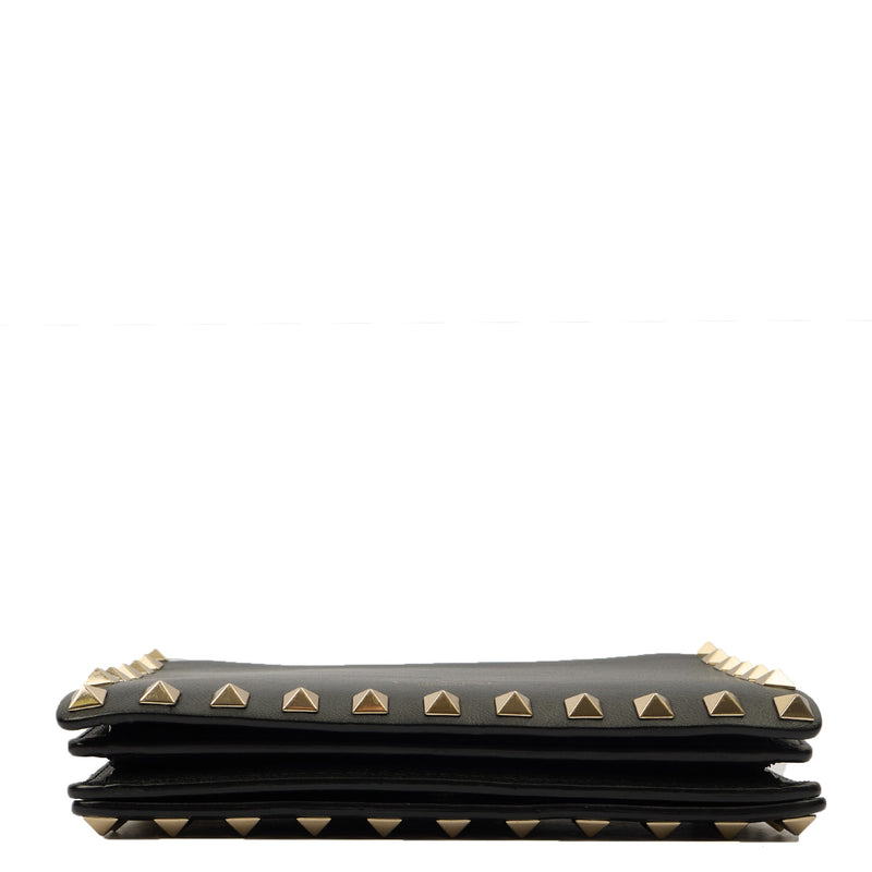 Picture of Valentino Cross Body Rockstud Crossbody Bag - Small in Black, Calfskin
