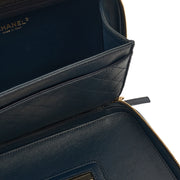 Picture of Chanel Shoulder Bag CC Filigree Vanity Case in Blue, Leather