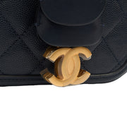 Picture of Chanel Shoulder Bag CC Filigree Vanity Case in Blue, Leather
