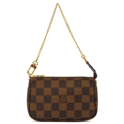 Picture of Louis Vuitton Mini Bag Pochette - Mini in Damier Ebene, Canvas