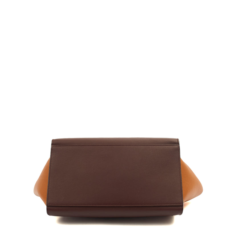 Picture of Celine Top Handle Trapeze - Medium in Red, Leather