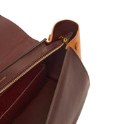 Picture of Celine Top Handle Trapeze - Medium in Red, Leather