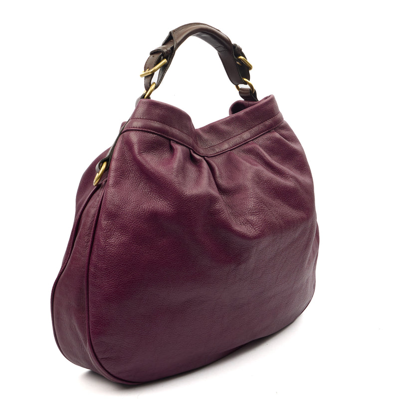 Picture of Mulberry Tote Mitzy Tote in Purple, Calfskin Leather