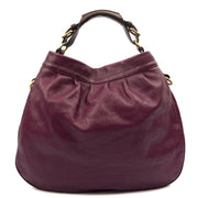 Picture of Mulberry Tote Mitzy Tote in Purple, Calfskin Leather