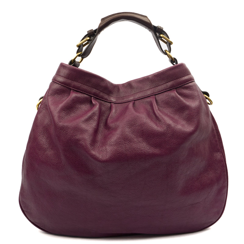 Picture of Mulberry Tote Mitzy Tote in Purple, Calfskin Leather