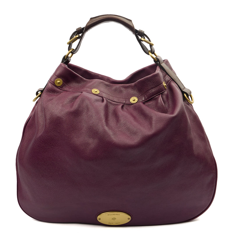Picture of Mulberry Tote Mitzy Tote in Purple, Calfskin Leather