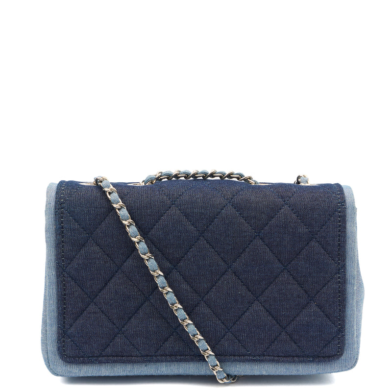 Picture of Chanel Cross Body Flap Bag in Navy, Canvas