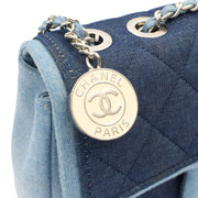 Picture of Chanel Cross Body Flap Bag in Navy, Canvas