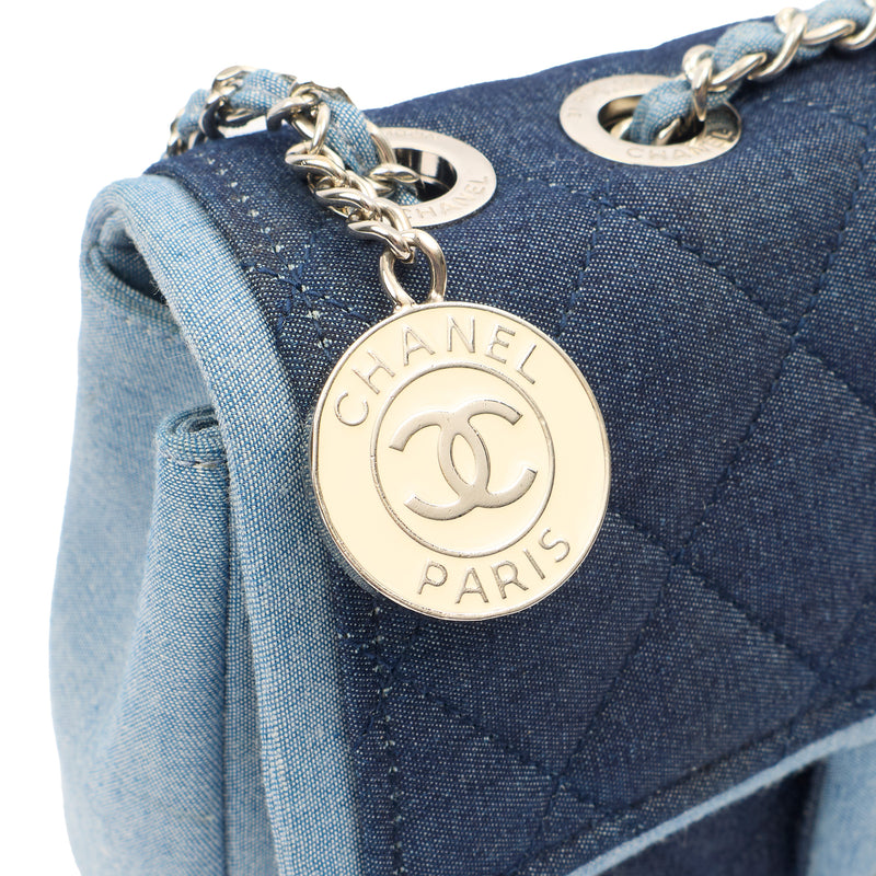 Picture of Chanel Cross Body Flap Bag in Navy, Canvas