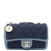 Picture of Chanel Cross Body Flap Bag in Navy, Canvas