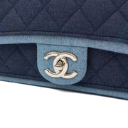 Picture of Chanel Cross Body Flap Bag in Navy, Canvas