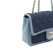 Picture of Chanel Cross Body Flap Bag in Navy, Canvas
