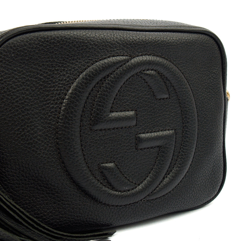 Picture of Gucci Cross Body Soho  Disco Bag - Small in Black, Leather