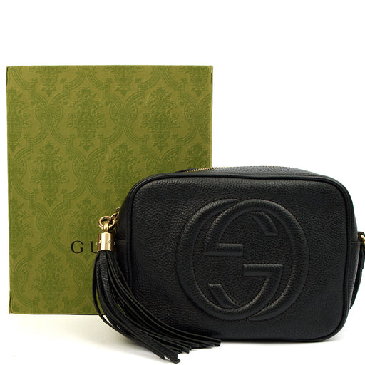 Picture of Gucci Cross Body Soho  Disco Bag - Small in Black, Leather