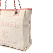 Picture of Chanel Tote Deauville Tote - Small in Pink, Fabric
