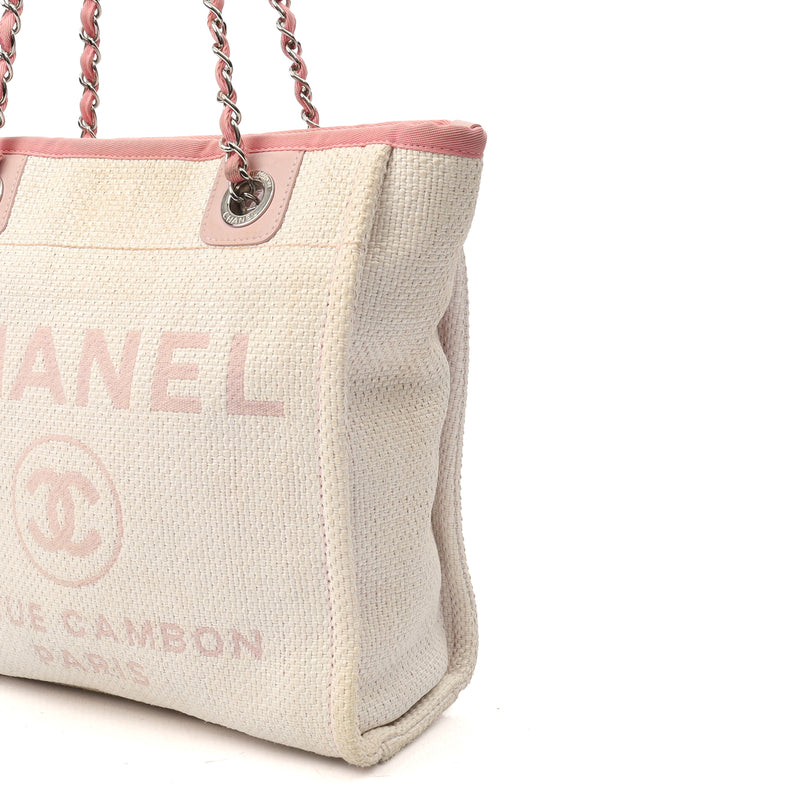 Picture of Chanel Tote Deauville Tote - Small in Pink, Fabric