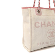 Picture of Chanel Tote Deauville Tote - Small in Pink, Fabric