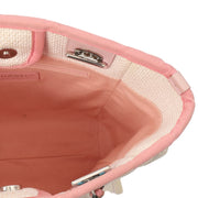 Picture of Chanel Tote Deauville Tote - Small in Pink, Fabric