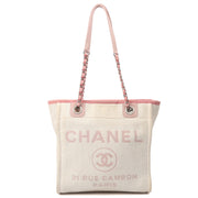 Picture of Chanel Tote Deauville Tote - Small in Pink, Fabric