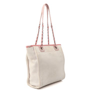 Picture of Chanel Tote Deauville Tote - Small in Pink, Fabric