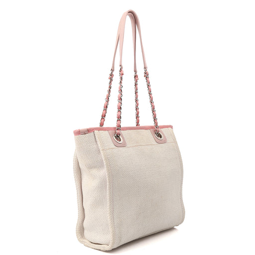 Picture of Chanel Tote Deauville Tote - Small in Pink, Fabric