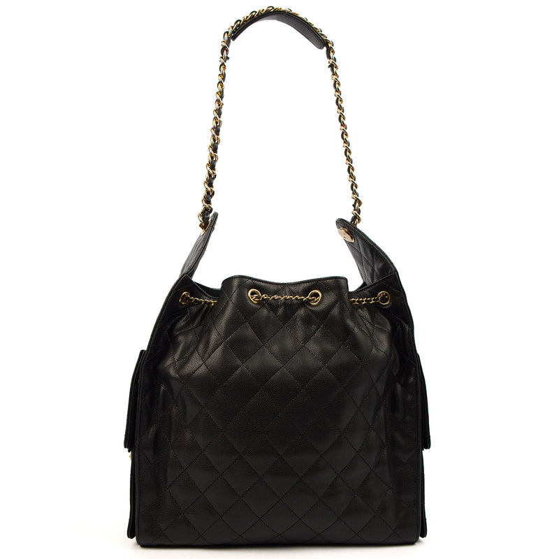Picture of Chanel Tote Chanel 25 in Black, Caviar Leather