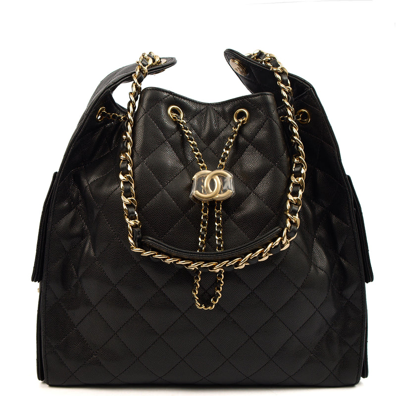 Picture of Chanel Tote Chanel 25 in Black, Caviar Leather