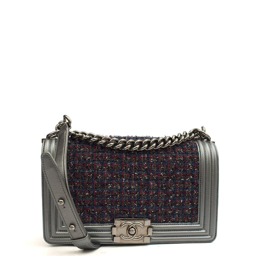 Picture of Chanel Shoulder Bag Boy - Medium in Multi, Fabric