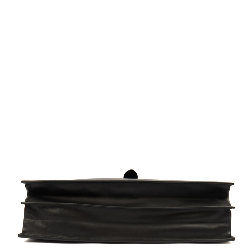 Picture of Hermes Tote Sac a Depeches Briefcase in Black, Evercolour