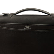 Picture of Hermes Tote Sac a Depeches Briefcase in Black, Evercolour