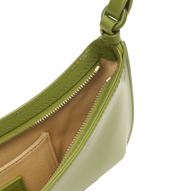 Picture of Jacquemus Shoulder Bag Le Bisou Ceinture in Green, Leather