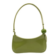 Picture of Jacquemus Shoulder Bag Le Bisou Ceinture in Green, Leather