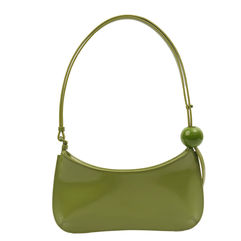 Picture of Jacquemus Shoulder Bag Le Bisou Ceinture in Green, Leather
