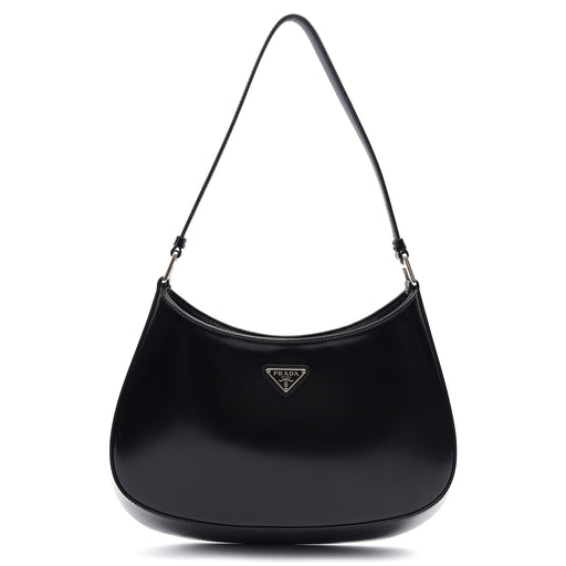 Picture of Prada Cross Body Cleo Shoulder Bag in Black, Patent Leather