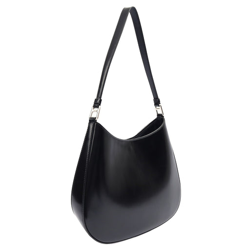 Picture of Prada Cross Body Cleo Shoulder Bag in Black, Patent Leather