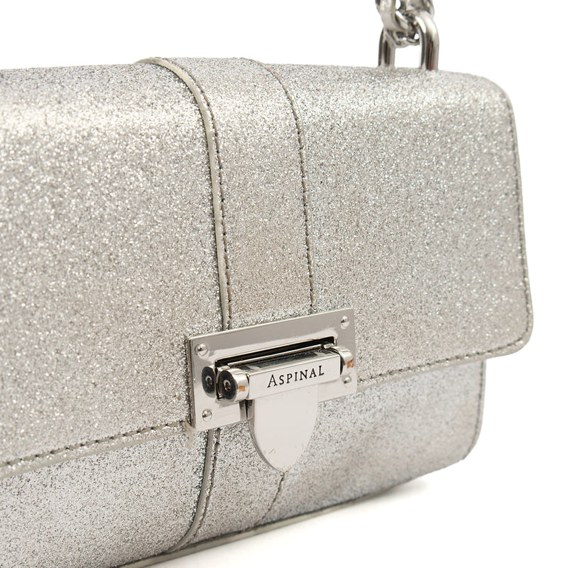 Picture of Aspinal of London Shoulder Bag Lottie Micro in Metallic, invalid