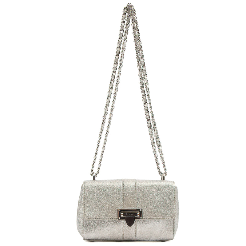 Picture of Aspinal of London Shoulder Bag Lottie Micro in Metallic, invalid