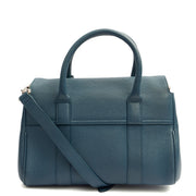 Picture of Mulberry Cross Body Bayswater with Strap- Small in Steel Blue, Leather