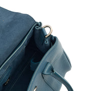 Picture of Mulberry Cross Body Bayswater with Strap- Small in Steel Blue, Leather