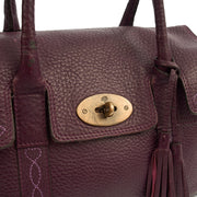 Picture of Mulberry Top Handle Bayswater- Small in Burgundy, Calfskin Leather