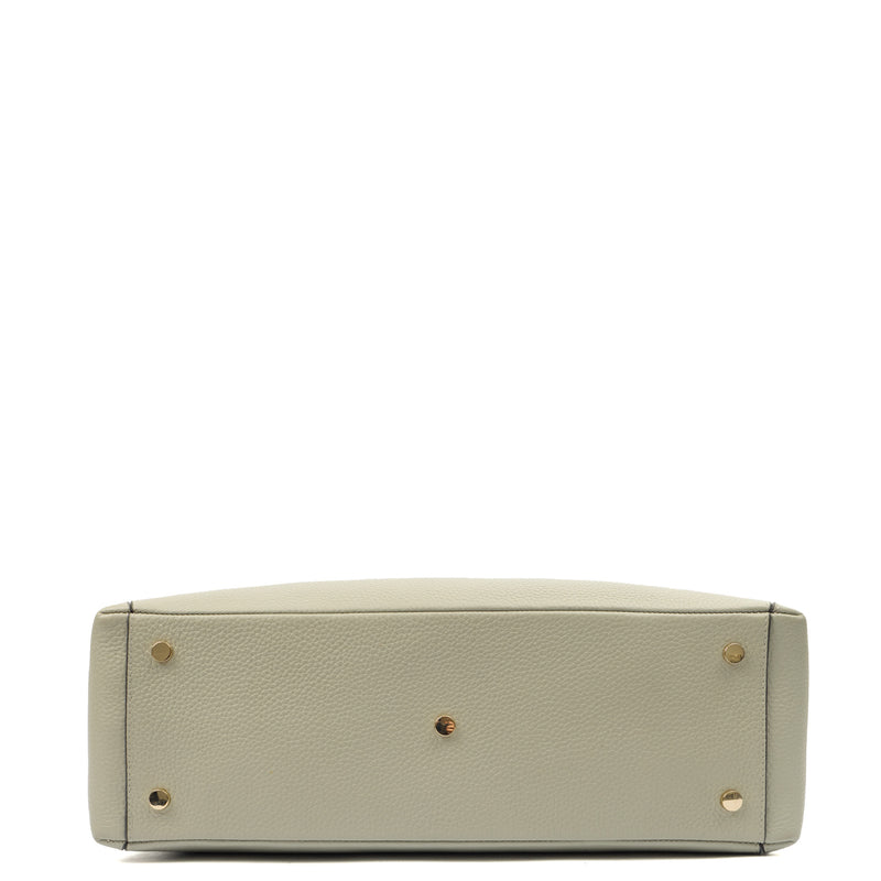 Picture of Aspinal of London Tote London Tote- Large in Blue, Leather