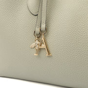 Picture of Aspinal of London Tote London Tote- Large in Blue, Leather