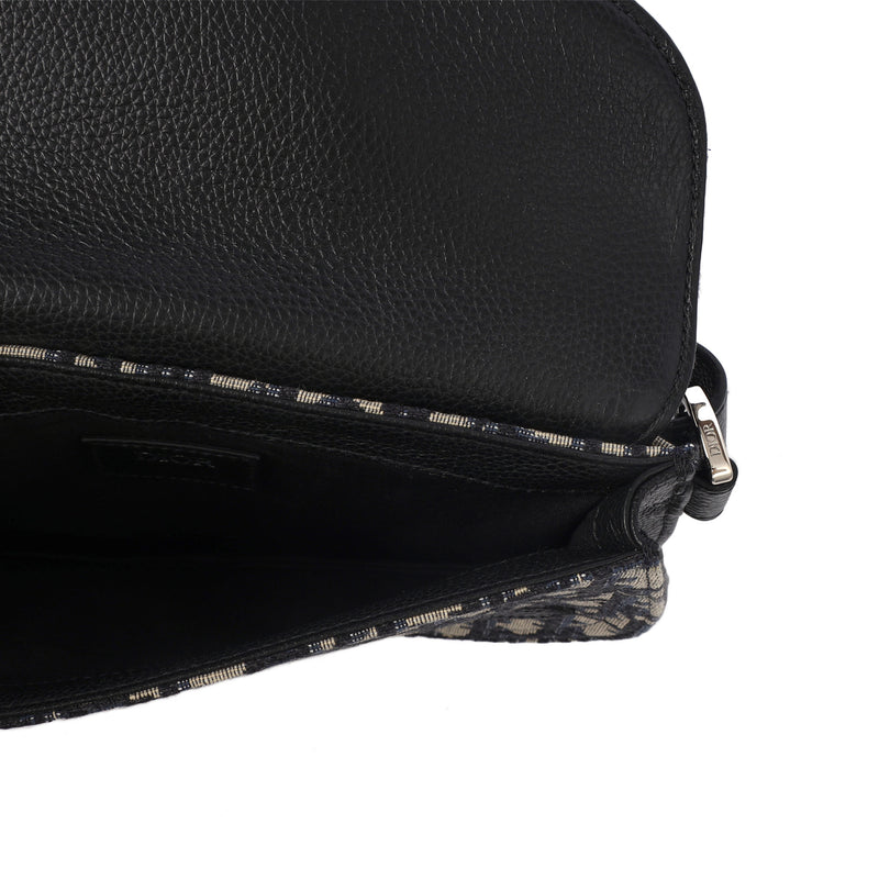 Picture of Christian Dior Cross Body Homme - Saddle Bag in Blue, Fabric