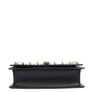 Picture of Alexander McQueen Cross Body Skull Lock Shoulder Bag - Small in Black, Leather