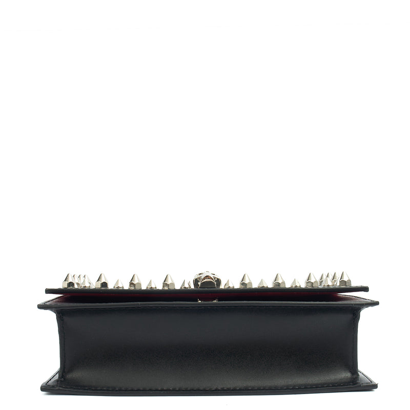 Picture of Alexander McQueen Cross Body Skull Lock Shoulder Bag - Small in Black, Leather