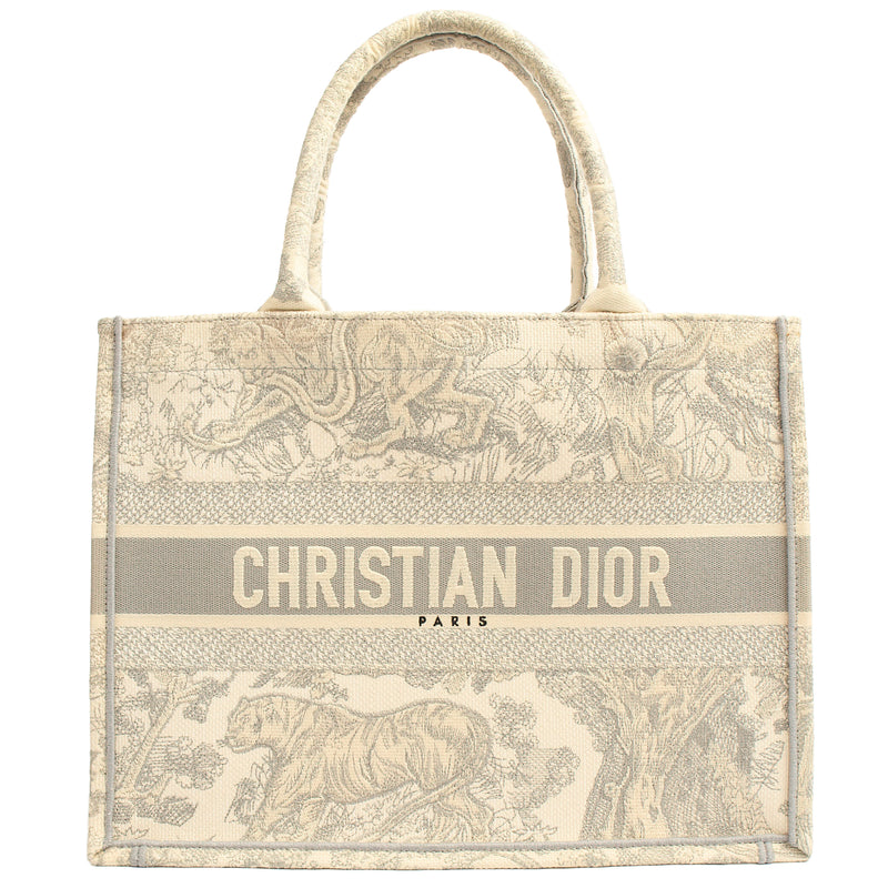 Picture of Christian Dior Tote Book Tote - Small in Blue, Dior Oblique Embroidery
