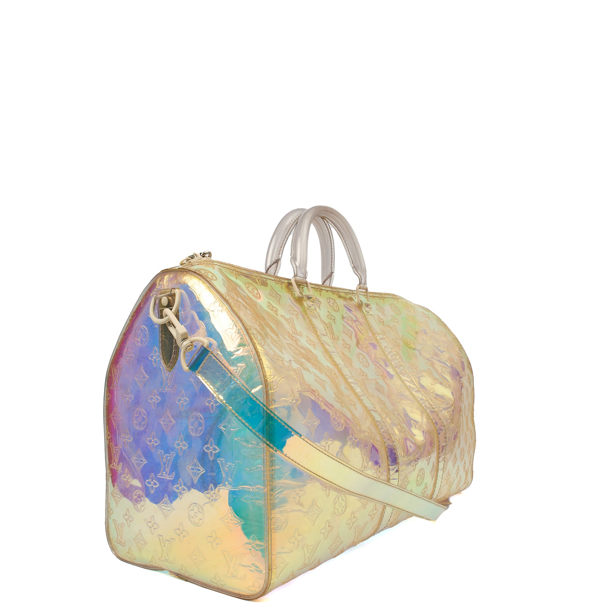 Louis Vuitton Soft Sided Prism Keepall Bandouliere 50 in Multi