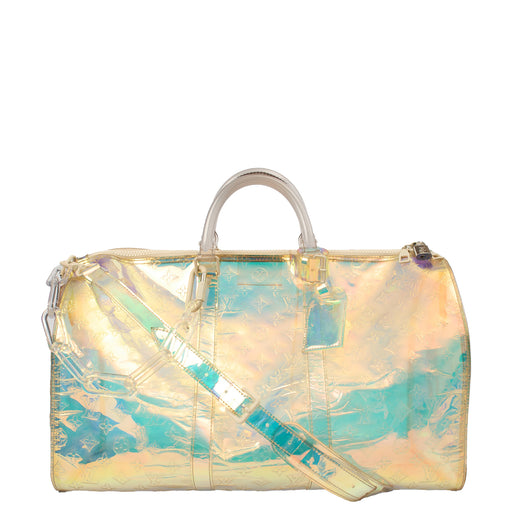Picture of Louis Vuitton Soft Sided Prism Keepall Bandouliere 50 in Multi, Plastic