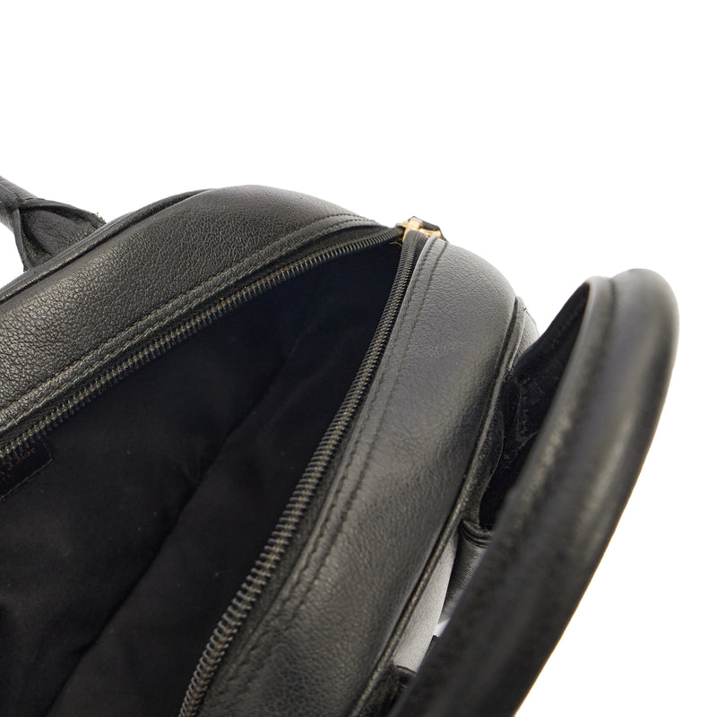 Picture of Christian Dior Tote Double Saddle Bowler in Black, Calfskin